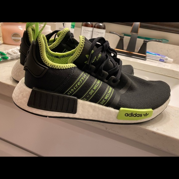 adidas nmd lime green